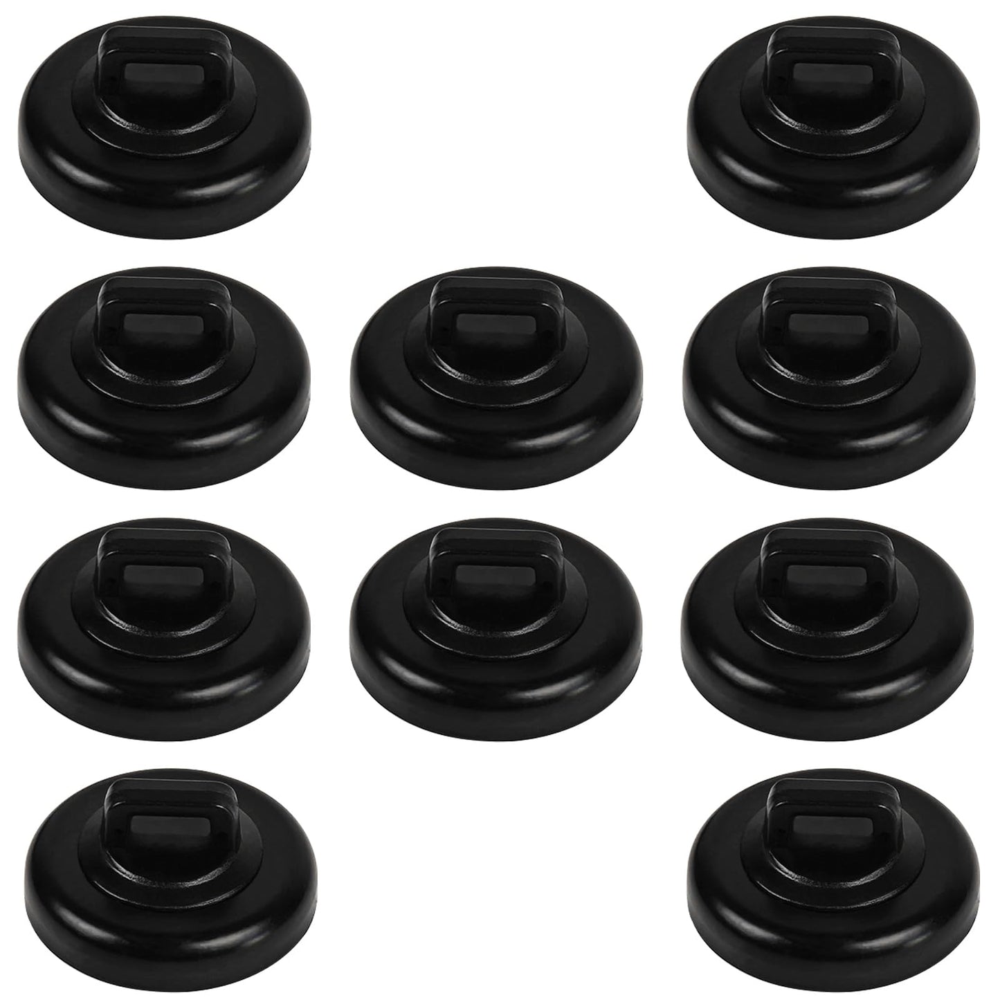 CANAANIN Magnet Zip Tie Mount Clips Magnetic Zip Ties Mount Base Holder Strong Wire Cable Holder Mount Wire Clips Management for Home Office Marine Electrical Wiring (D23 10Pcs)