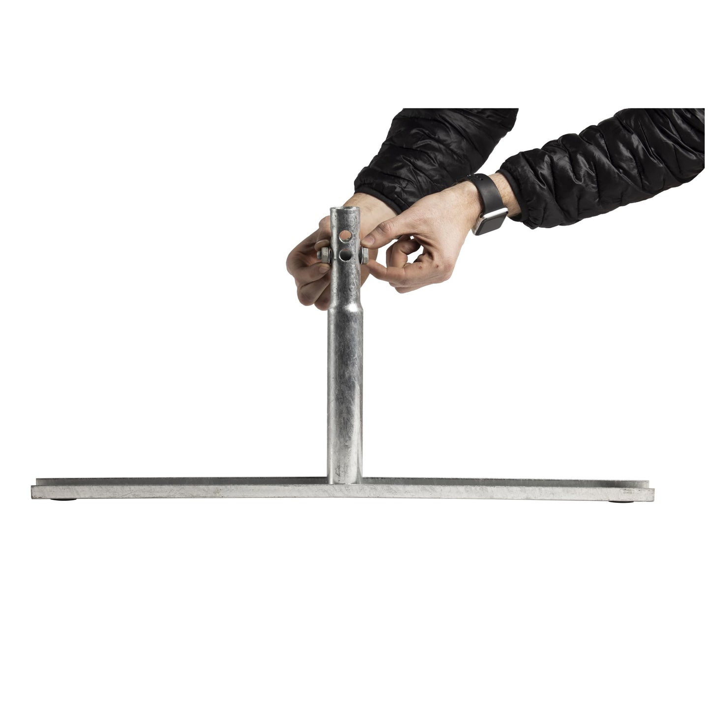 Angry Bull Barricades Heavy Duty Crowd Control Metal Interlocking Barricade with Flat No-Trip Feet - 8.5 Foot (Green) (10)