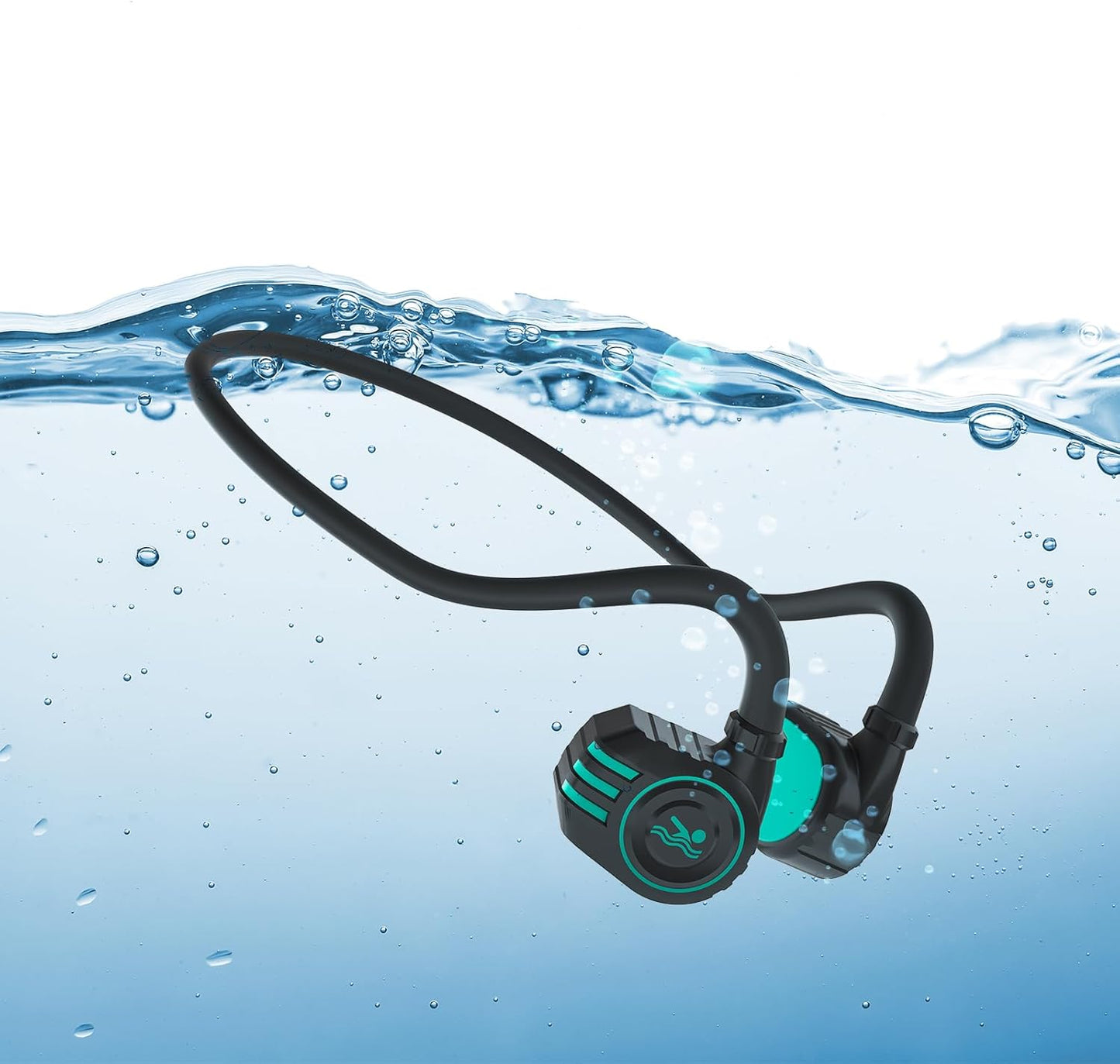 Swimming MP3 2-in-1, 10 5.4 Headset, Swimming, Bone Conduction Headphones with Open Ear Bluetooth Headphones and Player