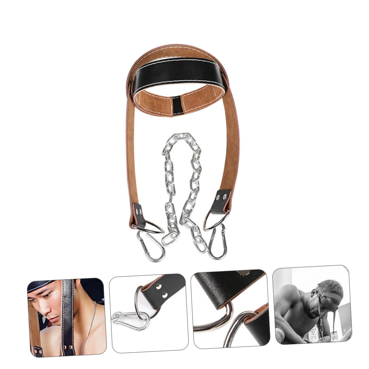 Toddmomy Neck Harness for Strength Training - Head and Neck Trainer with Padded Support for Weight Lifting and Combat Sports Adjustable Builder for Posture and Muscle Strengthening