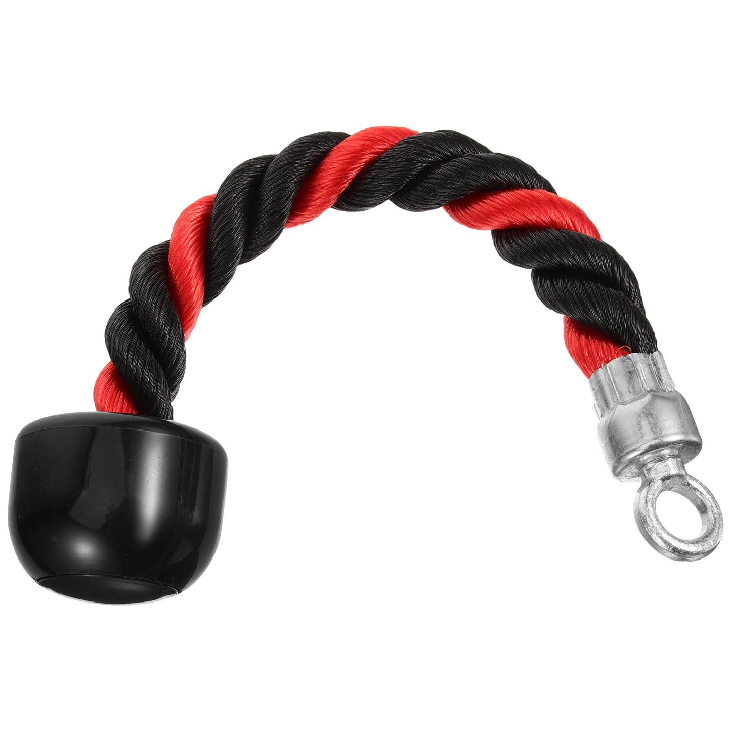 BESPORTBLE Tricep Rope Cable Attachment, Heavy Duty Single Pull Down Rope for Biceps and Triceps Training, Non-Slip Workout Accessory for Home Gym Fitness