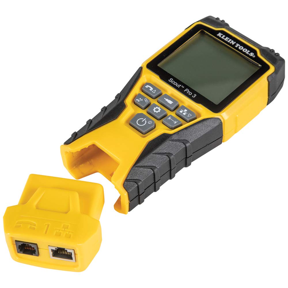 Klein Tools VDV501-851 Cable Tester Kit with Scout Pro 3 for Ethernet / Data, Coax / Video and Phone Cables, 5 Locator Remotes