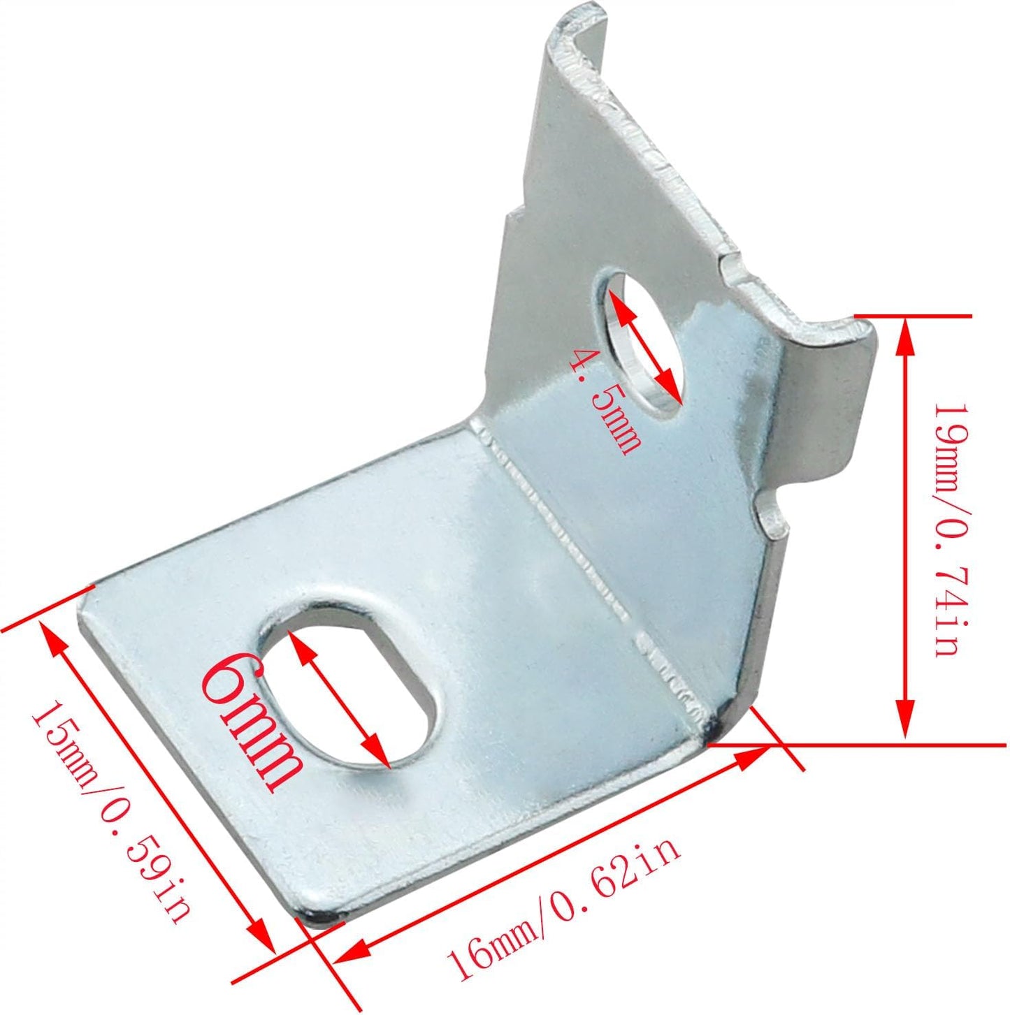 CHENJIN 15PCS Metal Switch Power Supply Mounting Brackets with Screws - Universal AC/DC Switch Power Supply