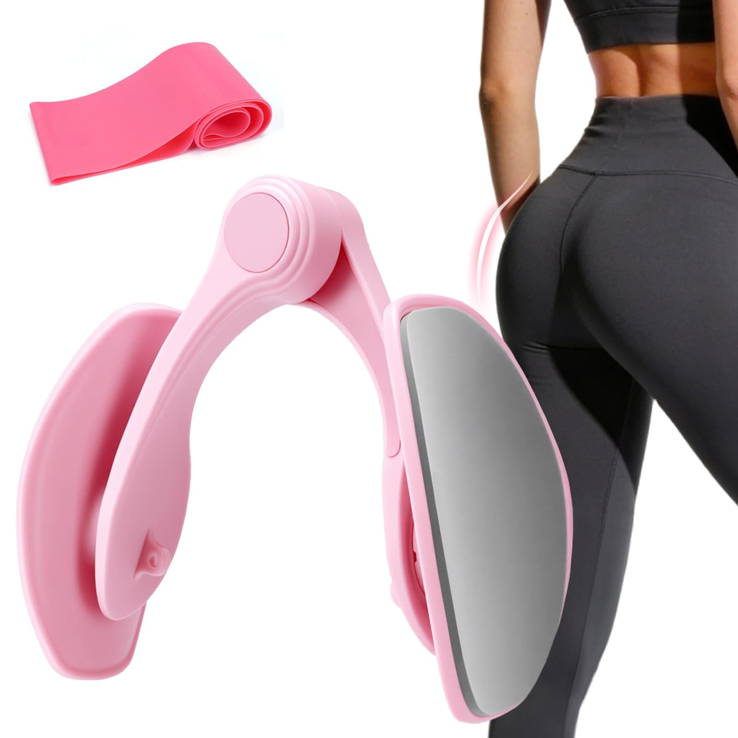 MICZG Thigh Master Inner Thigh Exerciser, Kegel Exerciser Pelvic Floor Muscle Device, Hip Trainer Thigh Toner Workout Equipment for Women Men Butt Leg Pelvic Training