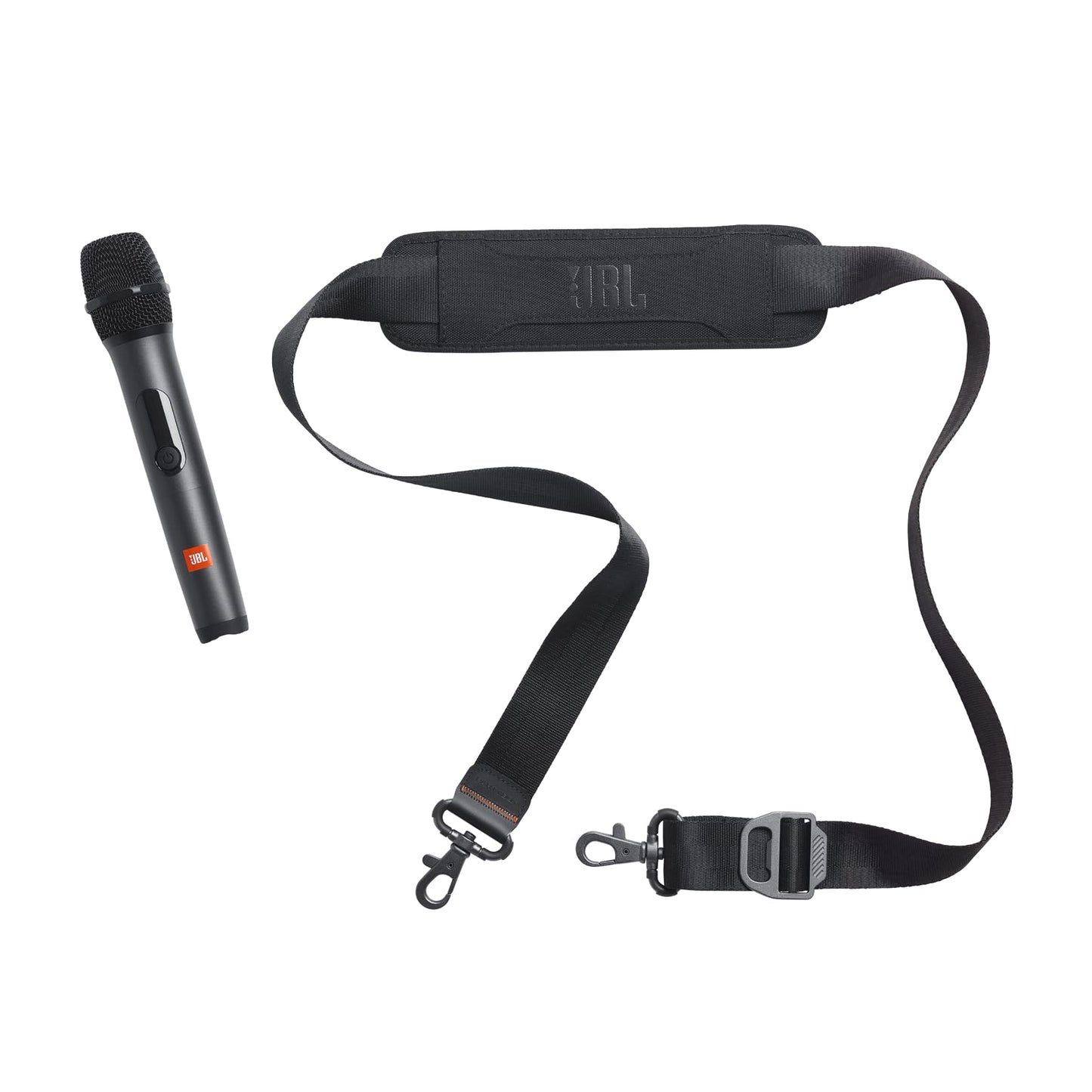 JBL PartyBox On-The-Go Essential - Portable Party Speaker with Built-in Lights and Wireless mic, Amazing JBL Pro Sound, IPX4 splashproof Protection, 6 Hours of Playtime, Convenient Shoulder Strap