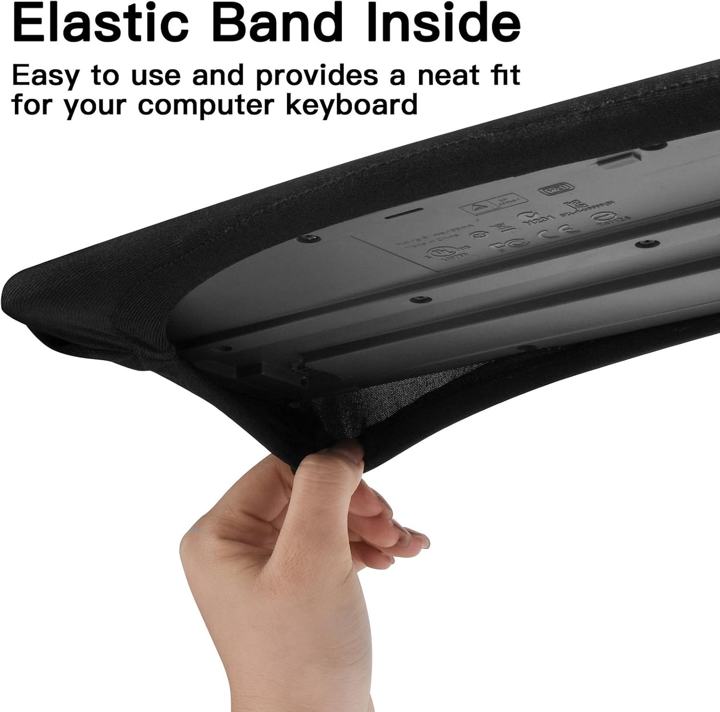 CaSZLUTION 75% 80% 96% 14.9" 5.9" 19.5" 7.5", Keyboard Dust Cover, Covers Most and Full Standard Size PC Keyboards