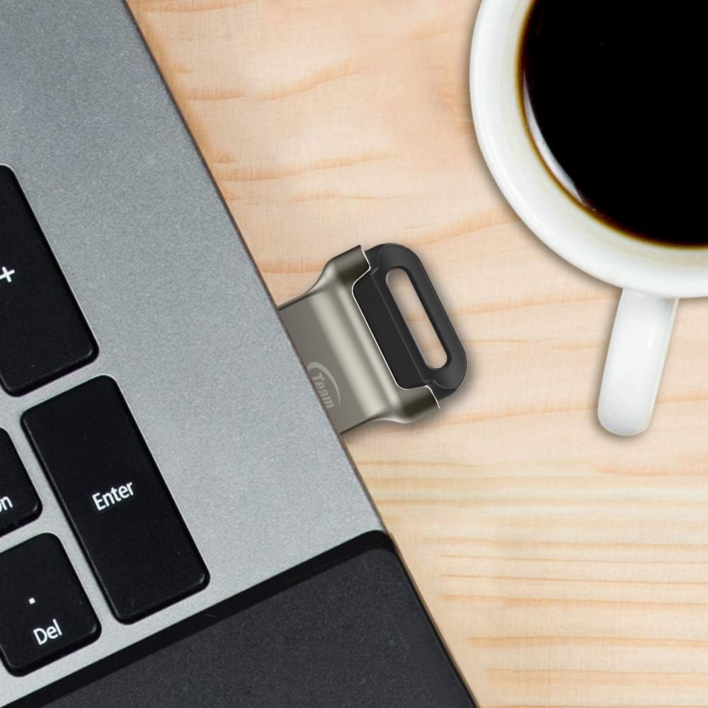 TEAMGROUP C162 256GB 3.2 1 3.1/3.0 140MB/s TC1623256GB01 USB Gen USB Mini Fits Metal Read Flash Thumb Drive External