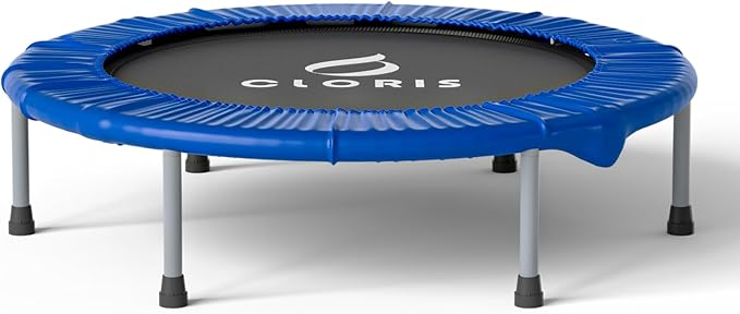 CLORIS 36'' Foldable Mini Trampoline - Max Load 170lbs, Rebounde Trampoline for Adults Indoor/Outdoor Fitness Body Exercise