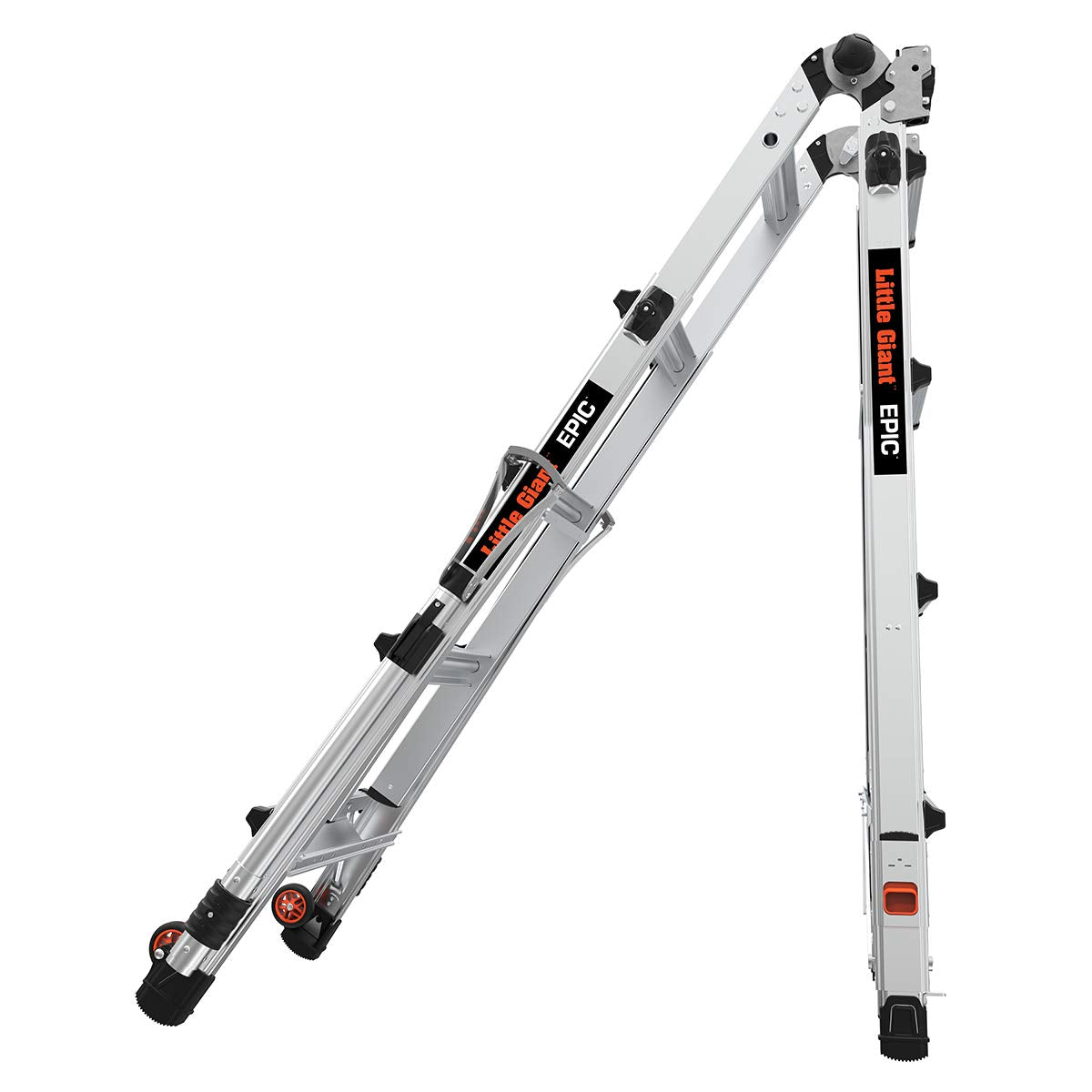 Little Giant Ladders, Epic, M17, 17 Foot, Multi-Position Ladder, Aluminum, Type 1A, 300 lbs Weight Rating, (16817-818)