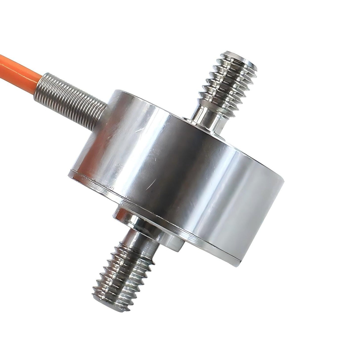 Load Cell Force Sensor, 0.1% High Precision Stainless Steel Tension Compression Sensor for Industrial Weighing & Force Measurement with 3m Cable (0-50kg)