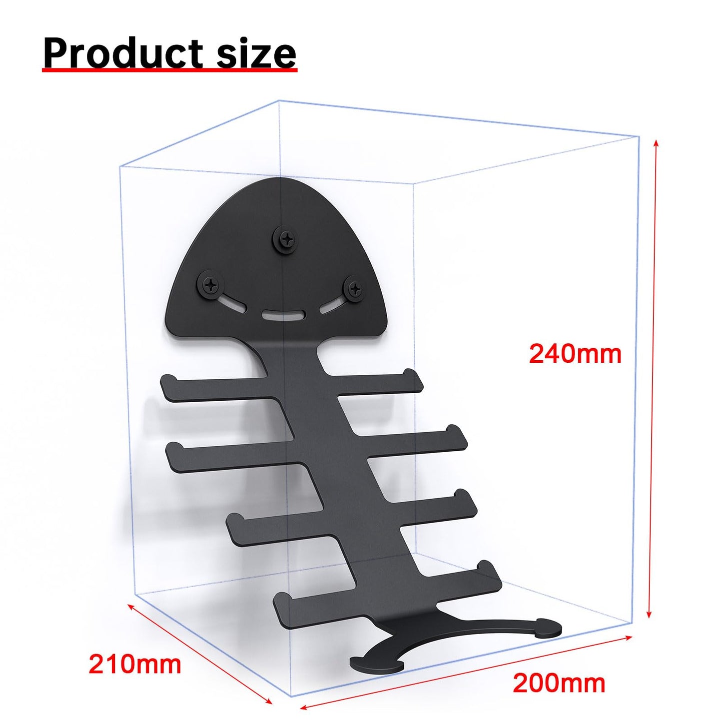 KOMOHOM Exercise Resistance Band Rack, Resistance Bands Storage Hanger Gym Equipment Organizer Rack for Pull Up Bands, Multi-Purpose Gym Equipment Storage