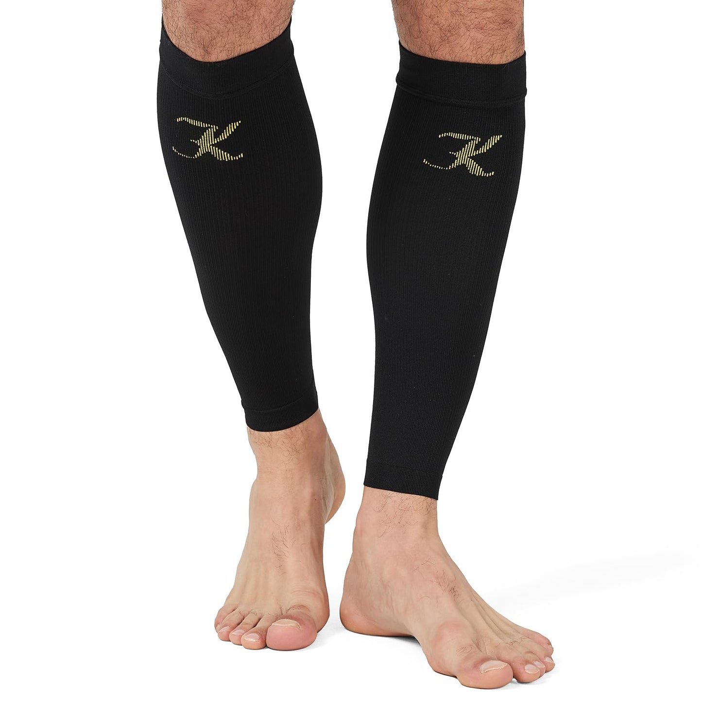 KEKING Calf Compression Sleeves for Men & Women (20-30 mmHg), Graduated Leg Compression Sleeve for Shin Splints, Varicose Veins, Calf Pain Relief, Running, Cycling, Nursing, Travel - Calf Support