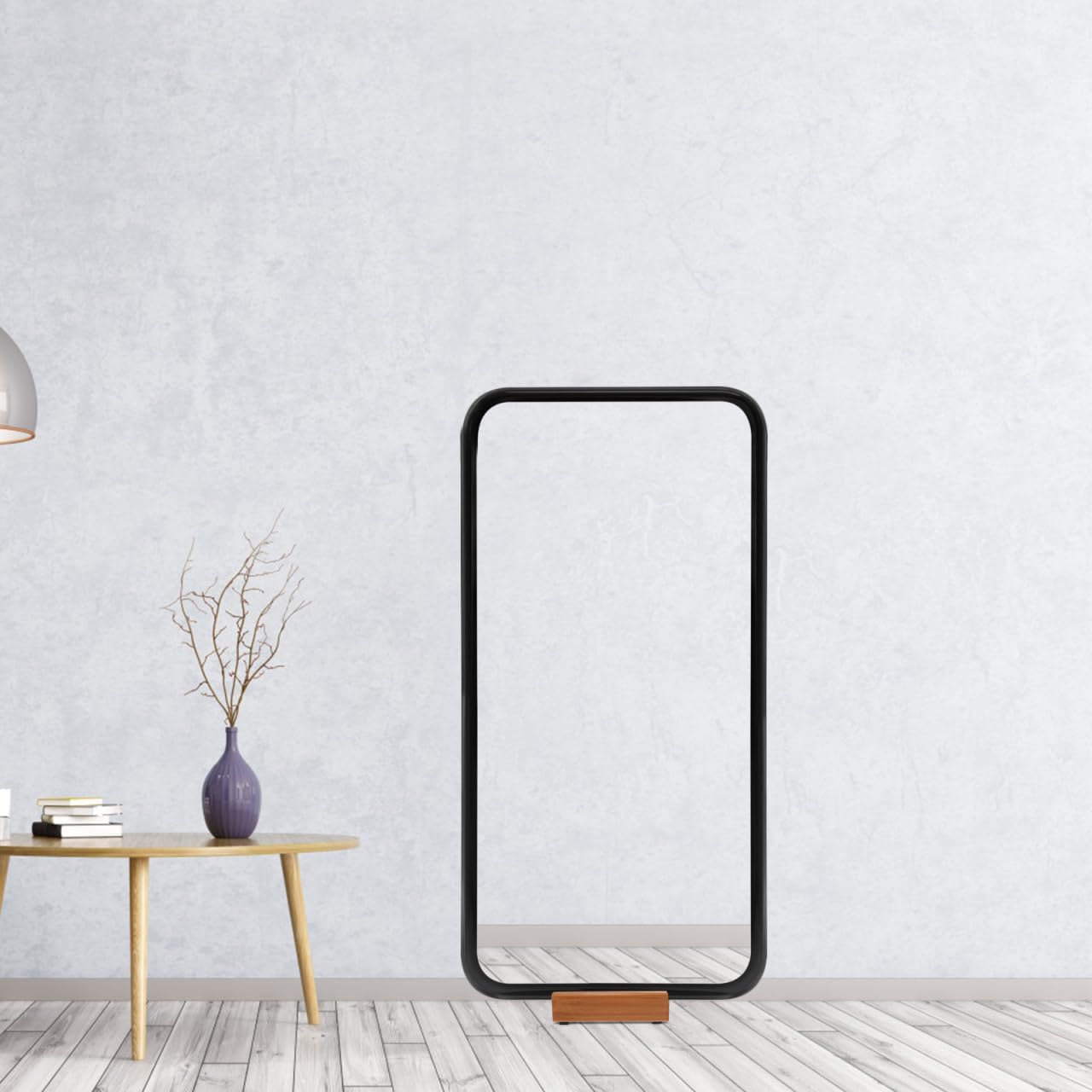 Uonlytech Solid Wood Floor Mirror - Heavy Duty Non-Slip Stand for Full Length Home Decor