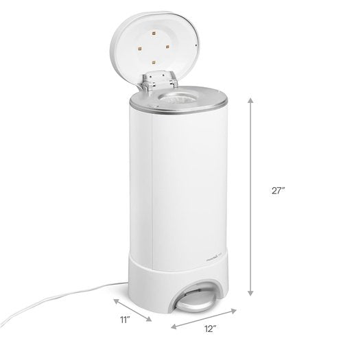 Munchkin® UV Diaper Pail - Superior Odor Control with 1 UV Snap, Seal & Toss™ Bag & Refill Ring