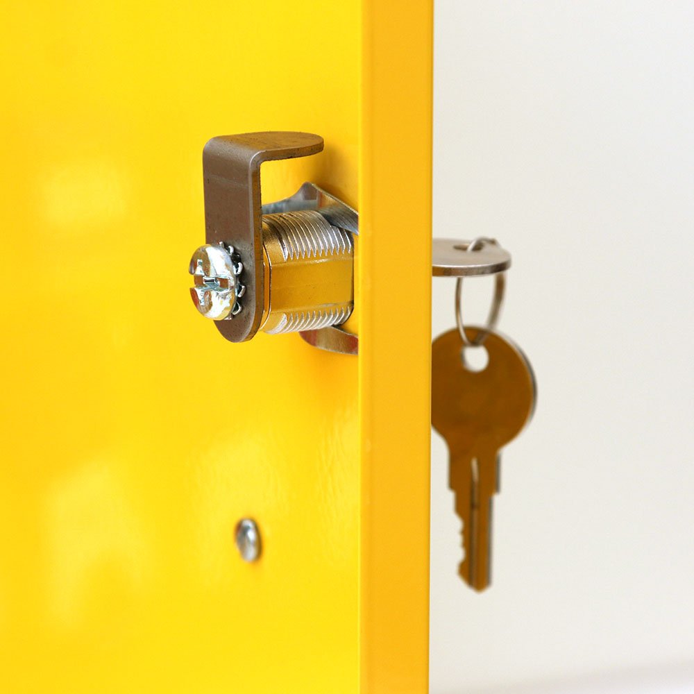 Windy City Cabinet Lockout Tagout Kit, Padlock Control Center for Safe Padlock Storage
