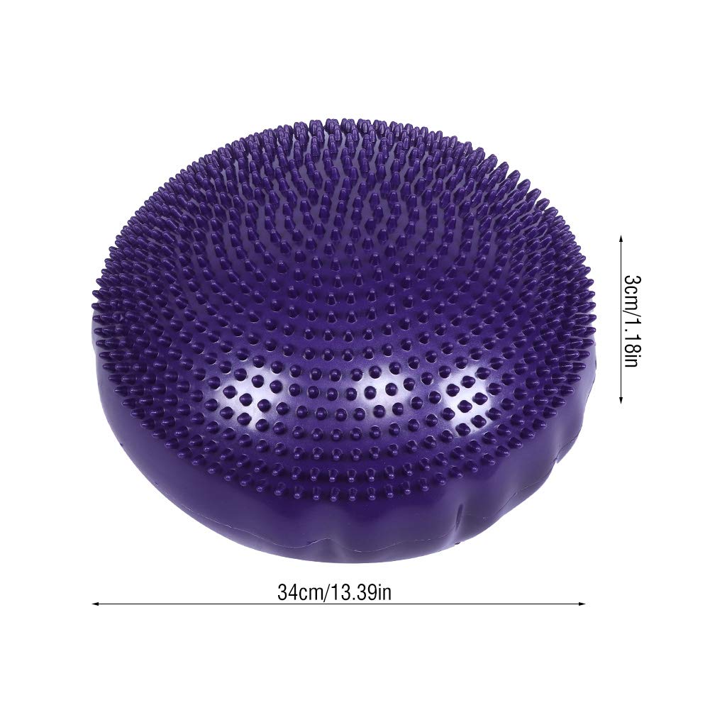 Balance Disc, Exercise Balance Stability Disc Wobble Cushion Wiggle Seat without Pump for Improving Posture, Fitness, Stability