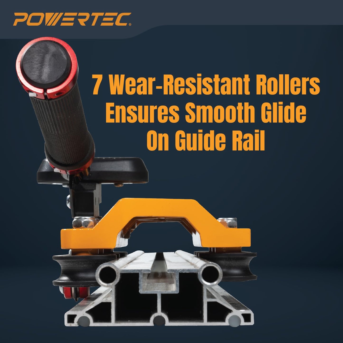 POWERTEC PRO Large Format Tile Cutter for Slabs Up To 140" - Manual Tile Cutting Machine for Ceramic, Porcelain & Gauged Porcelain Panels (71982)