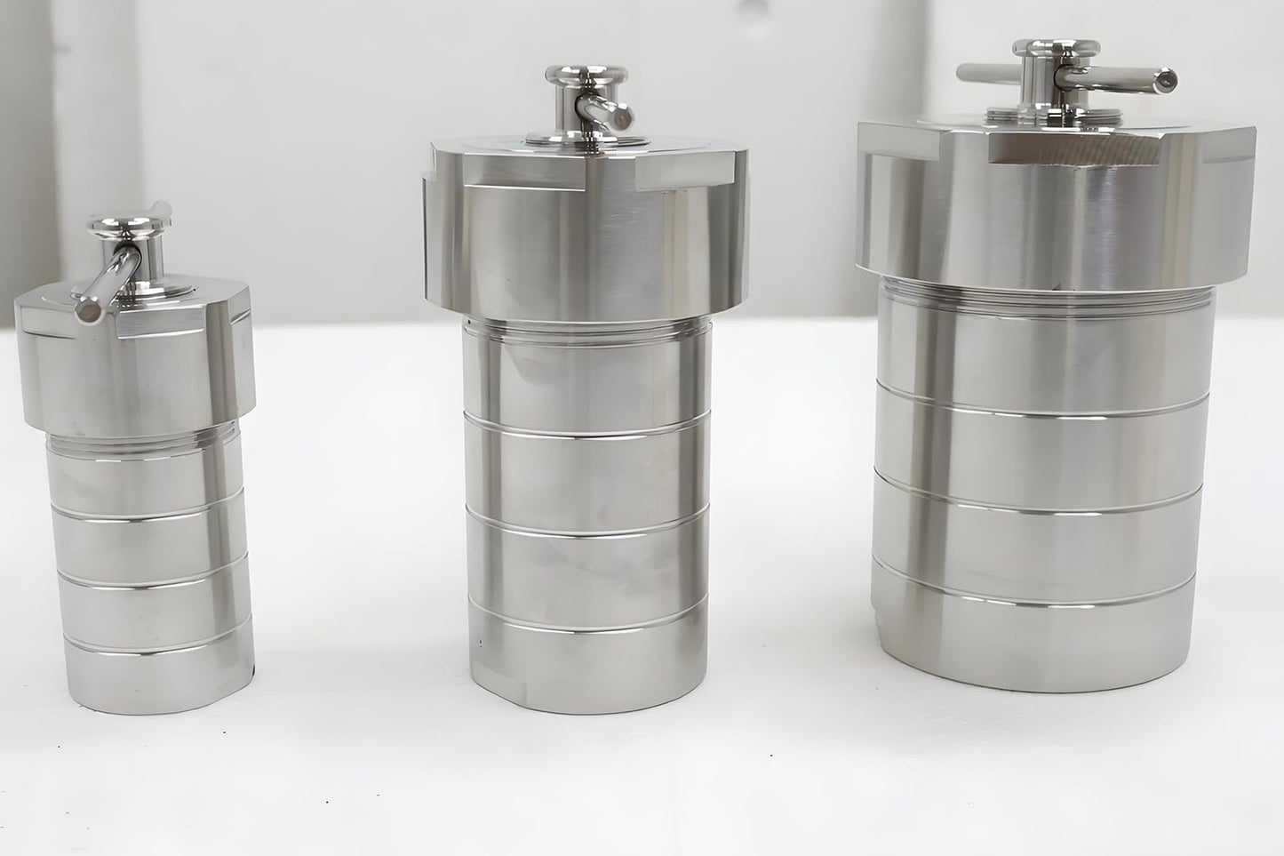 PreAsion 100ml PTFE Autoclave Hydrothermal Synthesis Reactor 220℃,3Mpa,304 Stainless Steel, Heating Cooling Rate:5 ℃/min