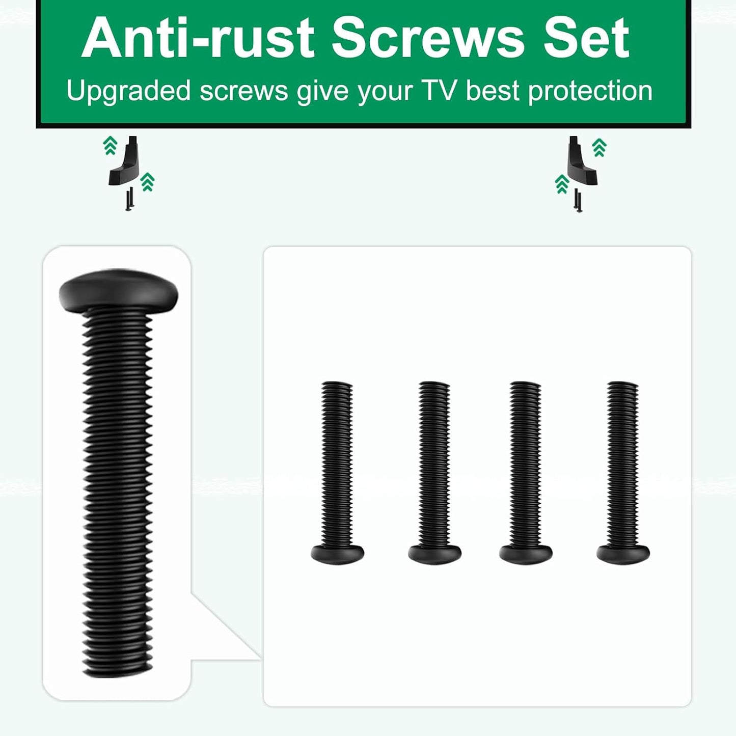 Varghesyla UN32J4000 UN32N4000AG UN32J4002AF UN32J4500AF UN32M4500 UN32M5300AF TV Stand Legs for Samsung Not Universal