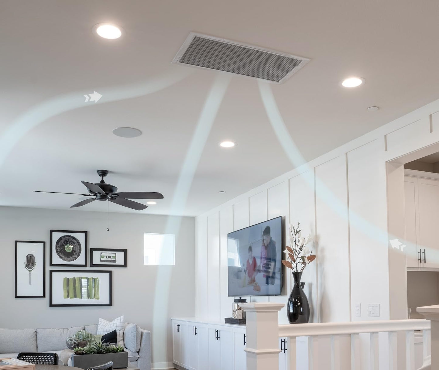 Quietcool QC ES-7000 RF Energy Saver Advanced Whole House Fan with Wireless Control - Up to 6878 CFM - As low as 164 watts - Two Speed - Covers up to 3,439 SQFT - 10 Year Warranty