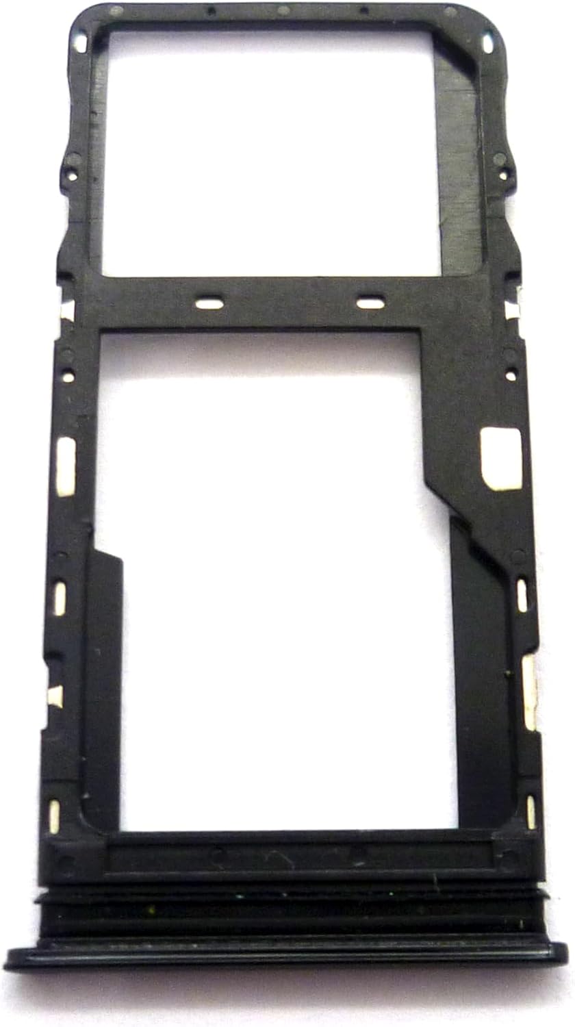 10 5G T790S Sim Card Holder Slot MicroSD Tray Replacement Compatible with TCL UW Verizon (Black)