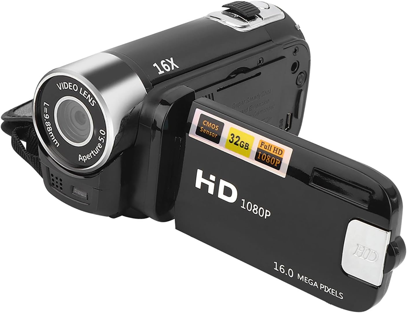 Ejoyous DH90 270 2.7 Inch 16X Digital Camera Recorder, High Definition Camera Image Video Camcorder Rotation Colourful