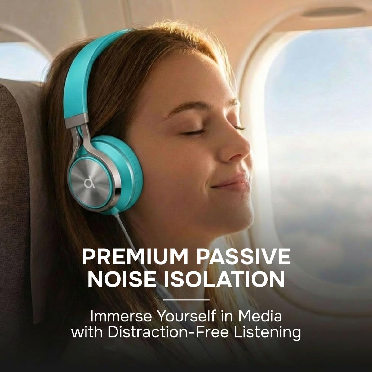 CL750 3.5mm) ARTIX Wired Headphones with Mic Noise Isolating On-Ear Headphones for Computer and Laptop Wired, Plug
