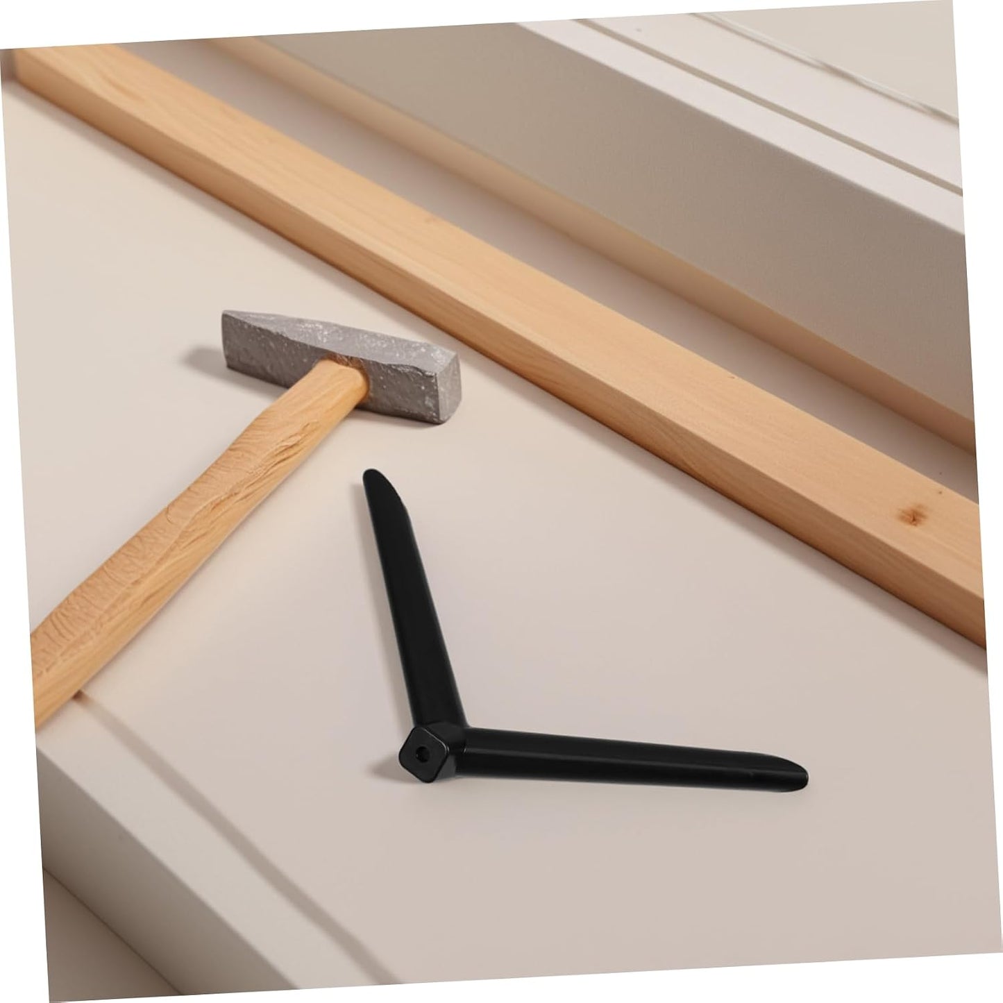 SHOWERORO 1 Universal TV Stand Base Legs Replacement Compatible Models Easy Installation for Tabletop Mounting