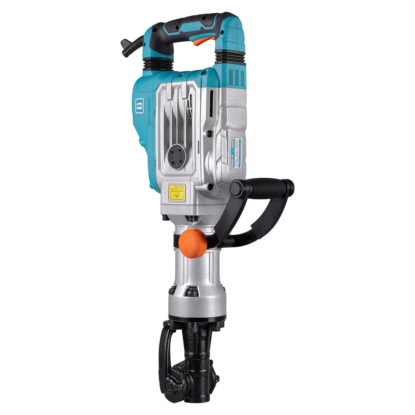 Berserker 40-Pound 1-1/8" Hex Shank Demolition Jack Hammer, 1700W 14.5-Amp Heavy Duty Concrete/Pavement Breaker with Carrying Case Flat Chisel & 2 Bull Point Chisel