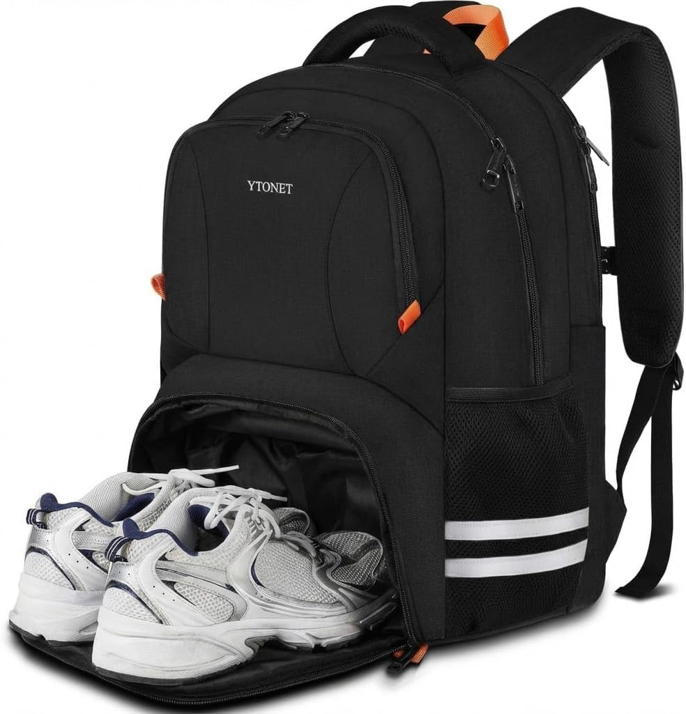 Backpack Backpack 15.6 Inch, Ytonet Gym For Men Women, Travel Sports Track Bag With Shoe Compartment, Large Workout