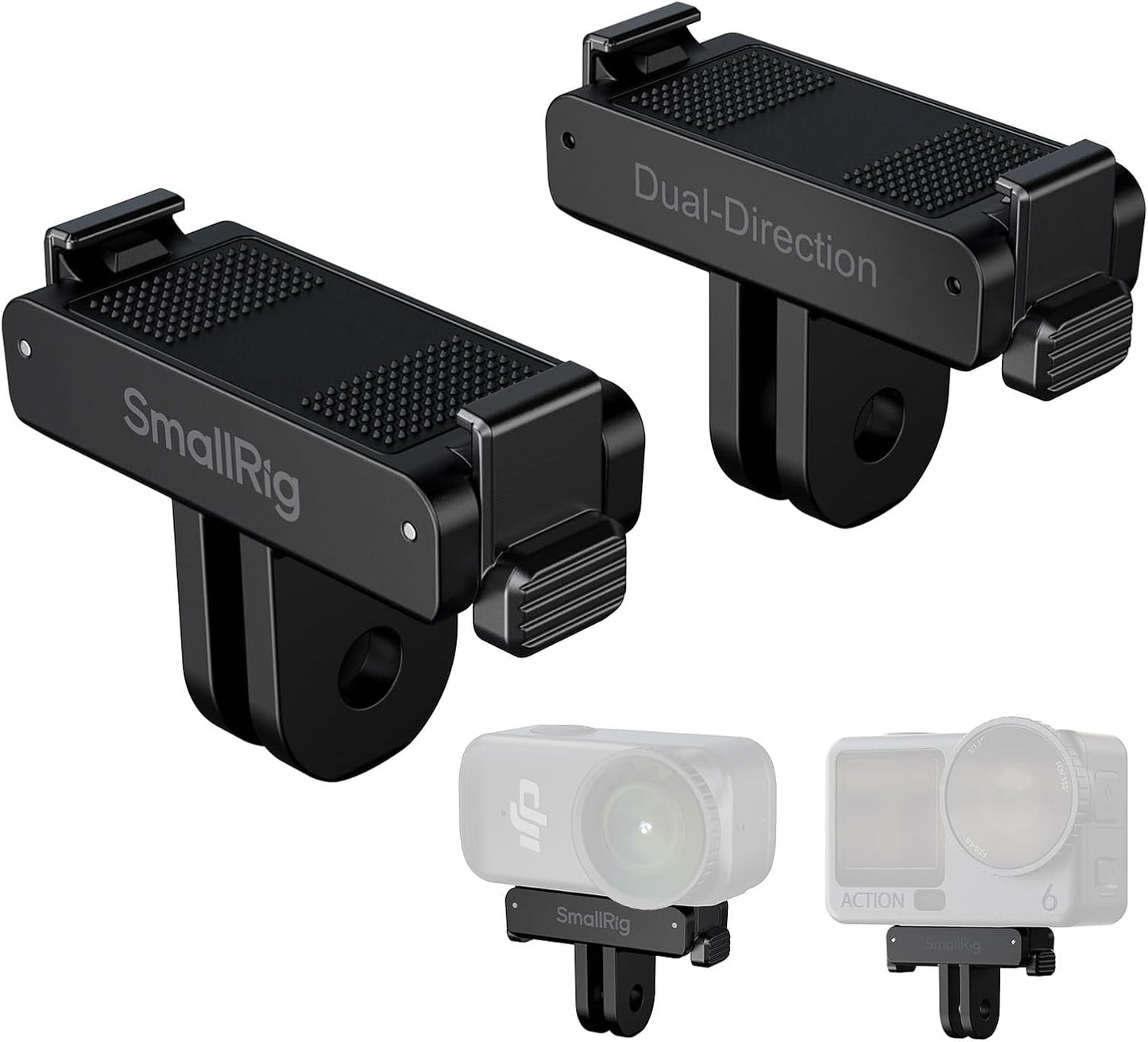 SMALLRIG 6 6 2 2-Prong Action / Nano Magnetic Quick-Release Adapter Mount for DJI Osmo Action / Osmo Nano, PCS