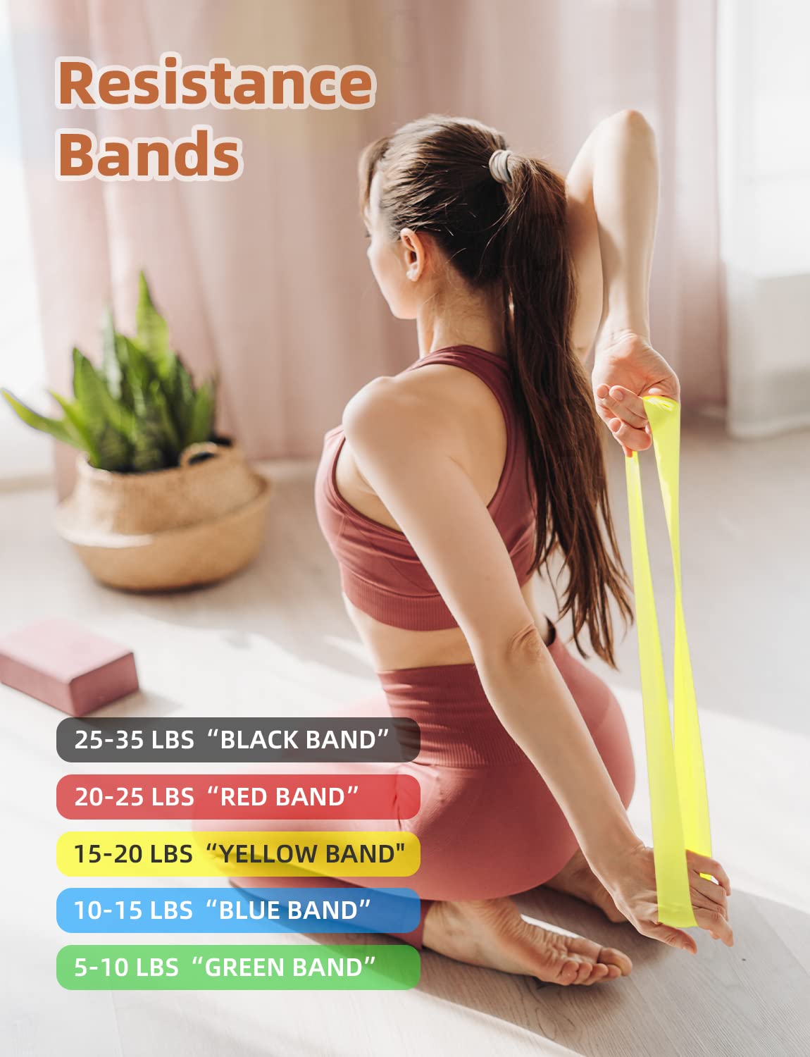 GHB Agility Ladder,Football Training Equipment Set,4 Agility Hurdles, 20 feet12 Rungs Speed Ladder,12 Disc Cones,Resistance Parachute, Jump Rope, 4 Resistance Bands (Yellow)