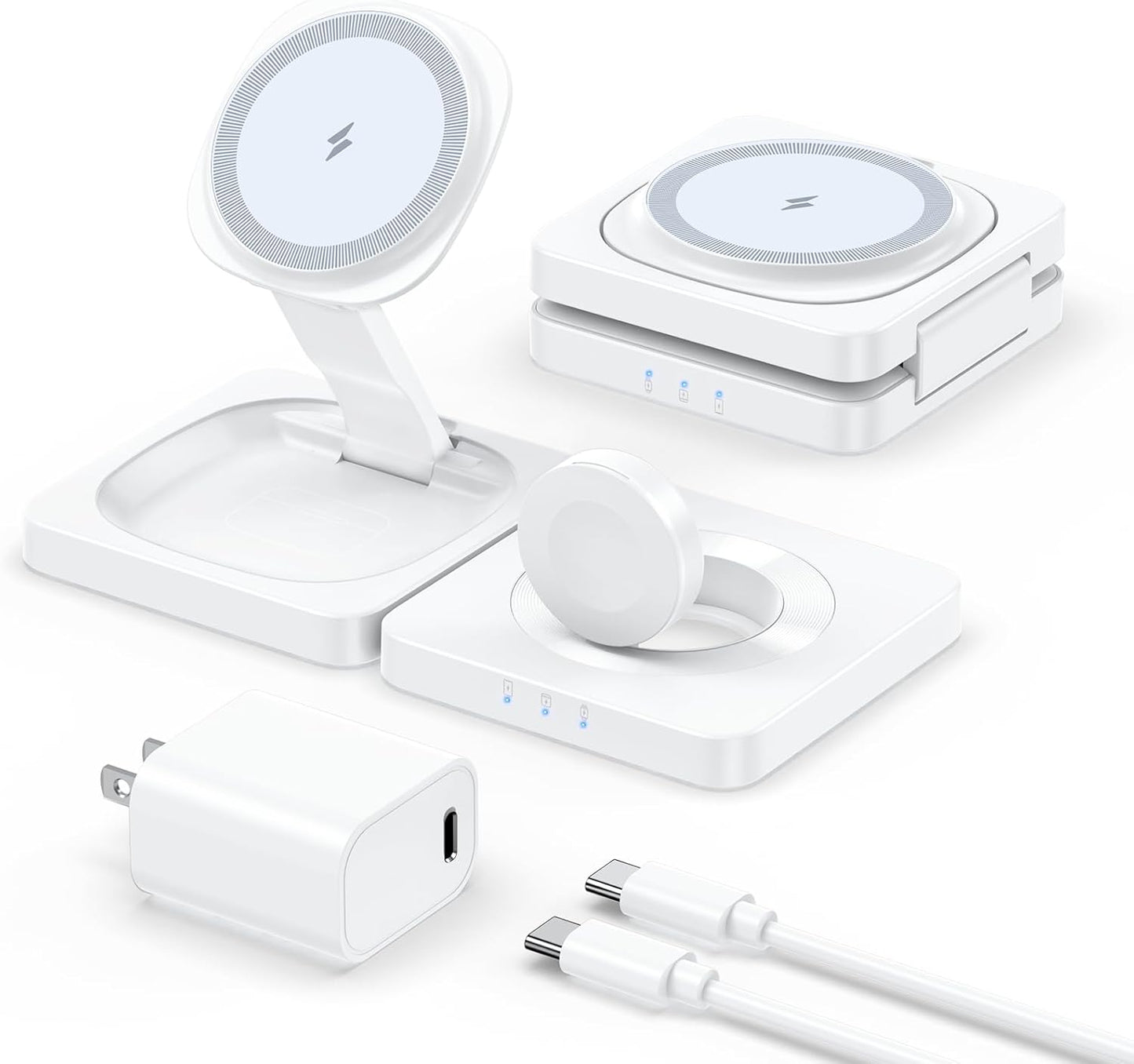 ADADPU 2026 3 1 17 16 15 14 13 12 Magnetic Wireless Charging Station - in Foldable Charger Stand for Multiple Apple