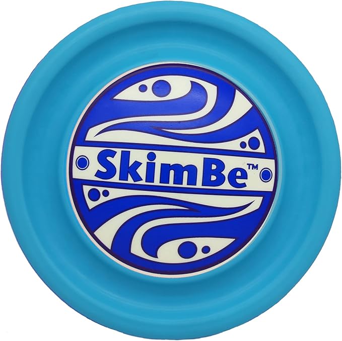 Disc - Water Disc Toy for Spring & Summer Fun - Skips, Slides, Jumps - Pools, Beaches & Backyards Fun for All Ages (Light Blue)