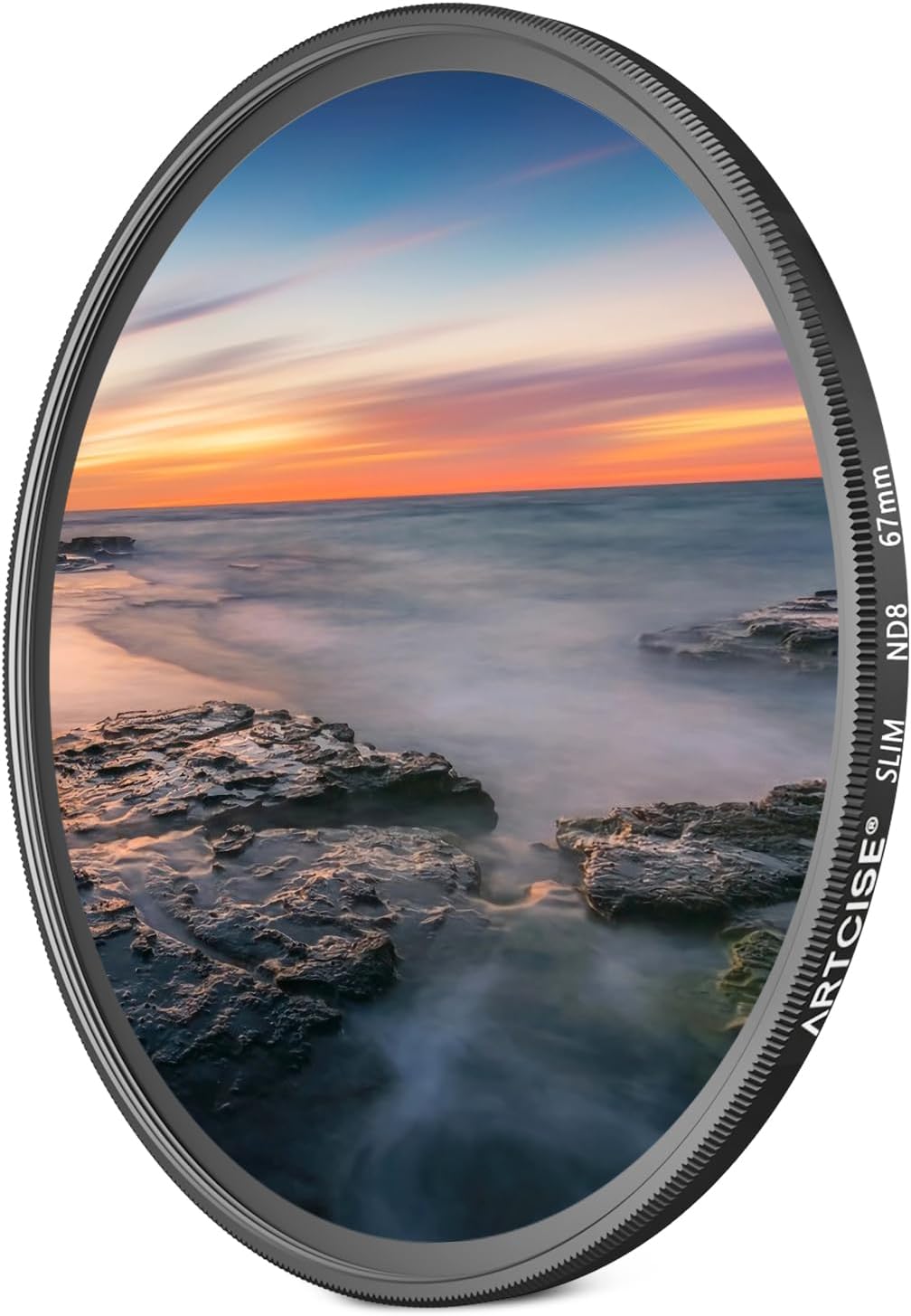ARTCISE ND8 (37mm) Neutral Density Camera Lens Filter Professional Multi-Coated ND Filter Ultra Slim Frame Waterproof