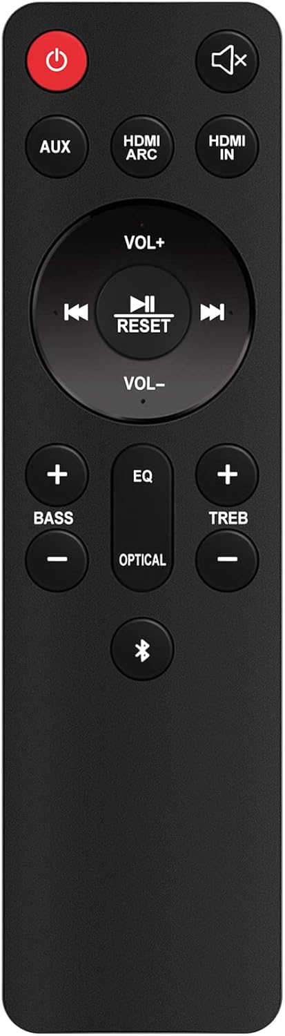 ZdalaMit 100008866 36" 5.1 100027812 100015717 Replacement Remote Control Applicable for Onn Sounbar Speaker Sound Bar