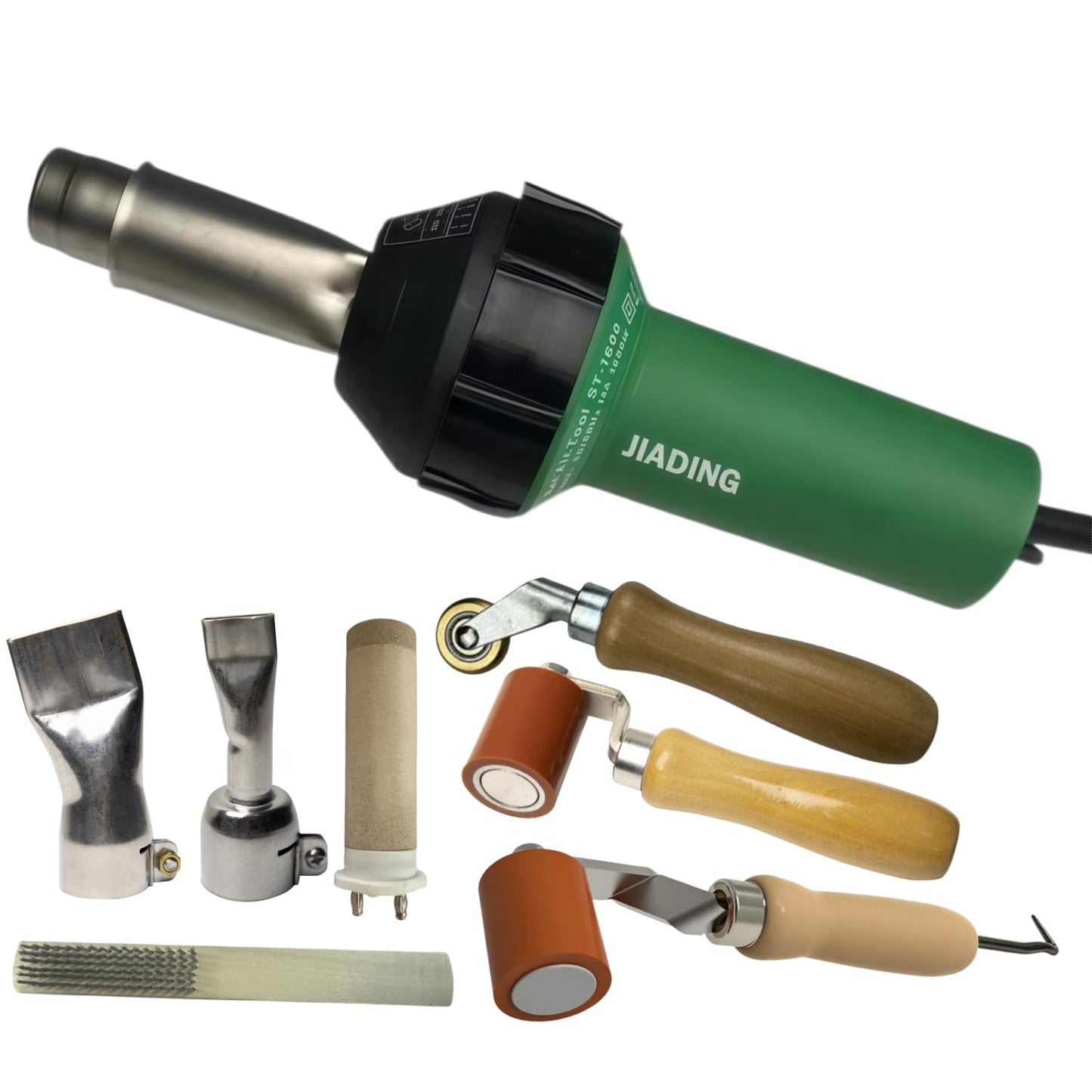 Professional Hot Air Welder 1600W Industrial Heat Gun for HDPE Geomembrane, Roofing Membrane Welding Hot Air Gun,Roofing Repair, Plastic Fabrication,PVC TPO EPDM Roofing Membrane Seaming Welding