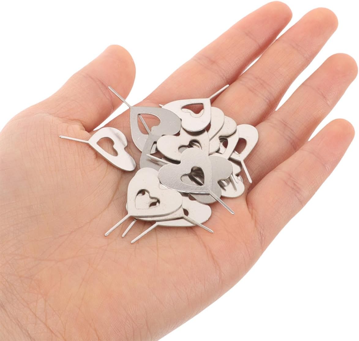 200pcs Kisangel Sim Card Removal Pins Ejector Tool Stainless Steel Mobile Phone Sim Tray Removal Needles
