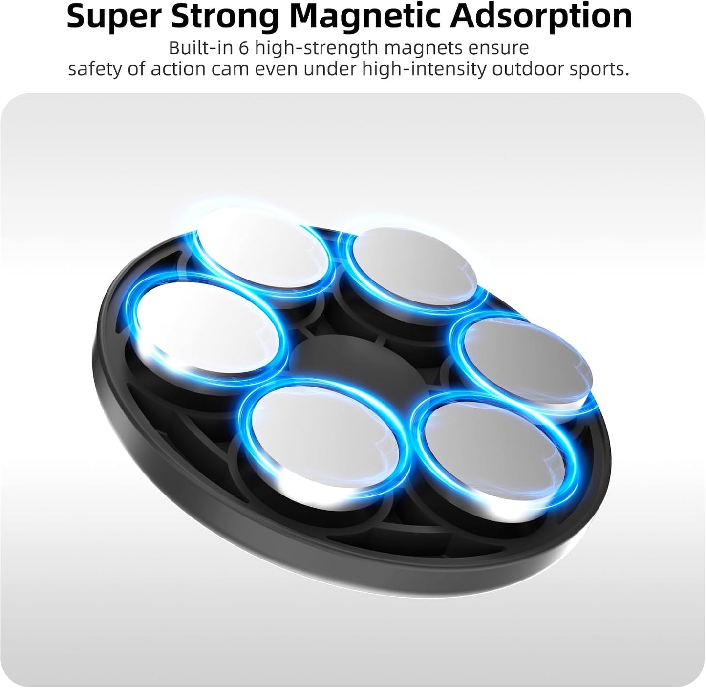Yufeizi Insta360 180 Magnetic Mount for Go Ultra Accessories, with Quick Release Mount Adapter, Angle Adjustment Strong