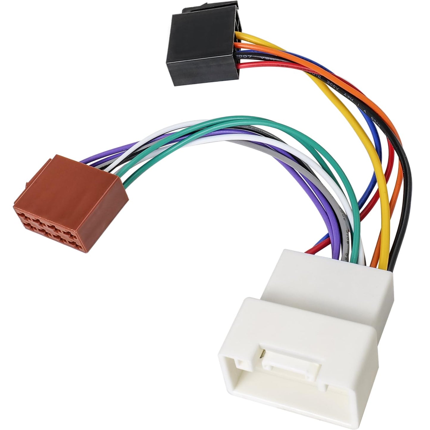 20Pin ISO Radio Wiring Harness Car Stereo Wire Adapter Compatible with Mitsubishi Outlander Lancer Mirage Pajero Shogun