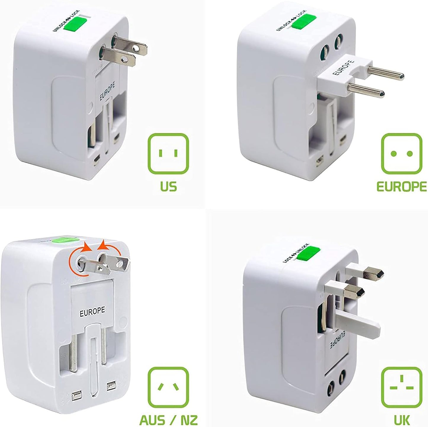 Works For i-mate JAM by Cellet 90% Worldwide Power Adapter Works for HTC i-Mate JAM is Universal for of Travel Between