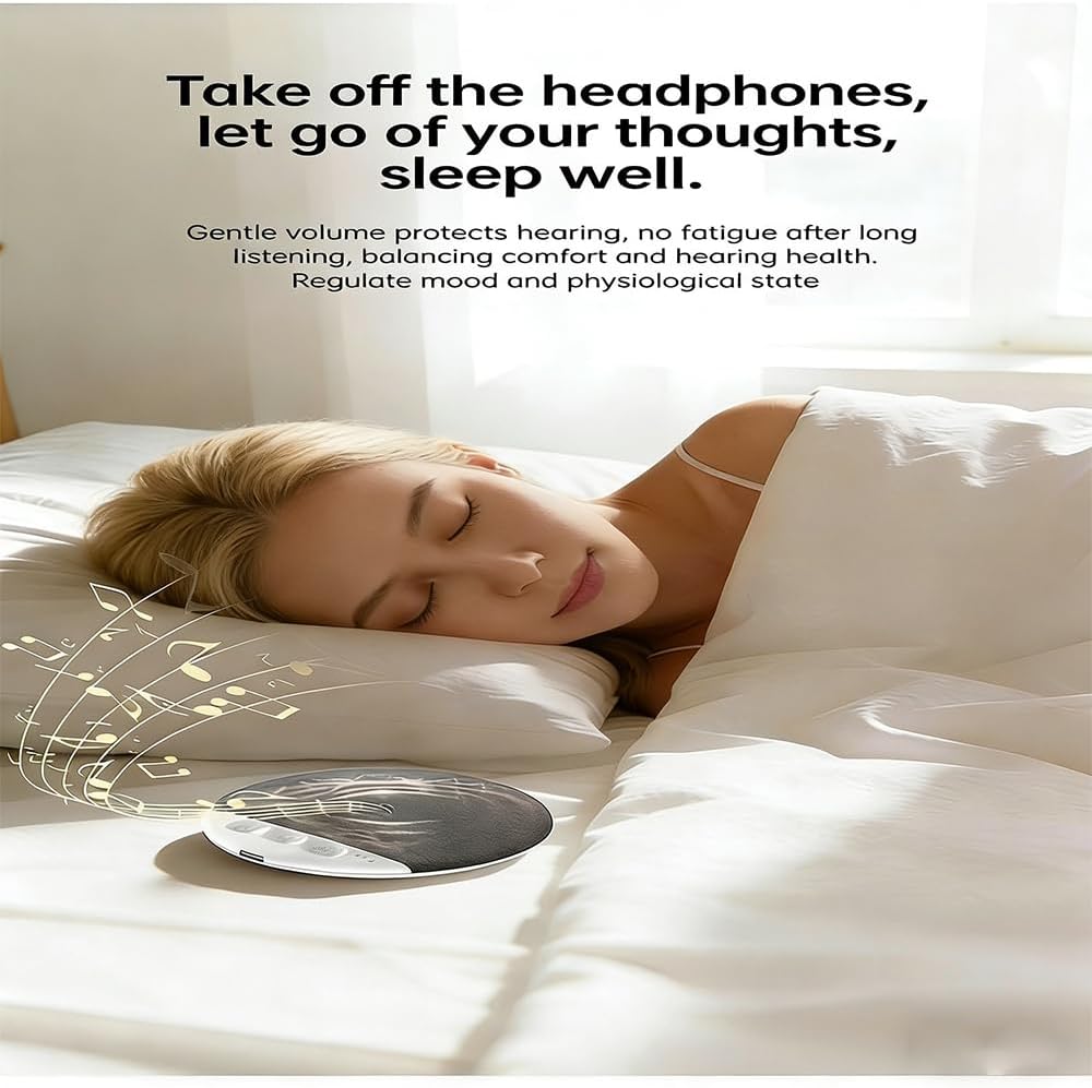 Generic (2Pcs Sleep Pillow Speaker, Sleep Speaker Under Bluetooth Under Pillow Speaker for Sleeping Mini Sleep Aid