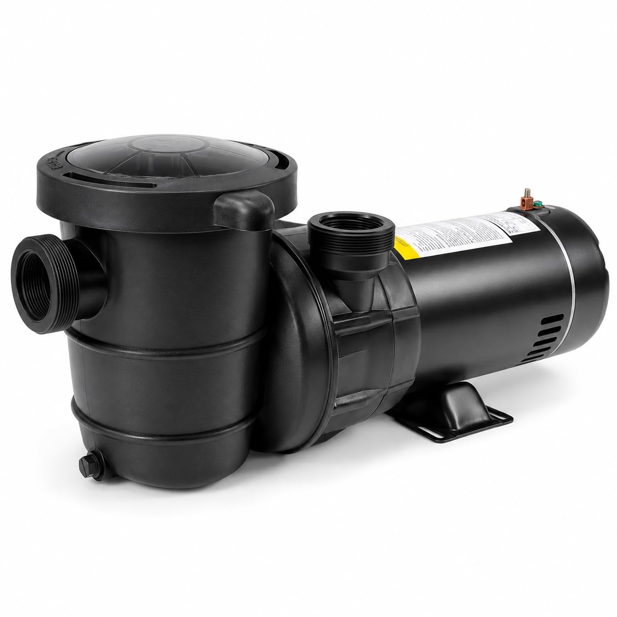 XtremepowerUS 1.5HP High Flow Pool Pump Self Prime for Above Ground Swimming Pool Spa Pump Flow 5400GPH 1.5" Large Strainer Basket Filter