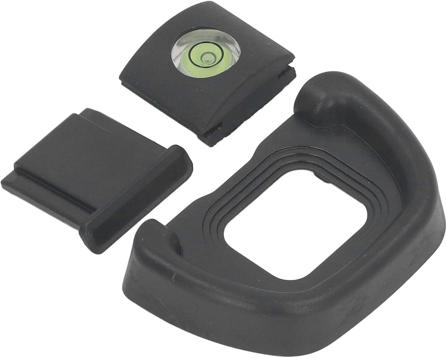 KIMISS Eyepiece Eye Cup for with Hot Shoe Cover and Leveler High Comfort ABS Viewfinder Replacement Professional