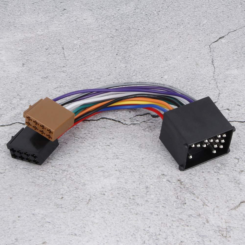 E36 E46 E39 KIMISS Radio Wiring Harness, Fits for Car Stereo Harness Radio Adapter Stereo Harness Cable ISO Plug Radio