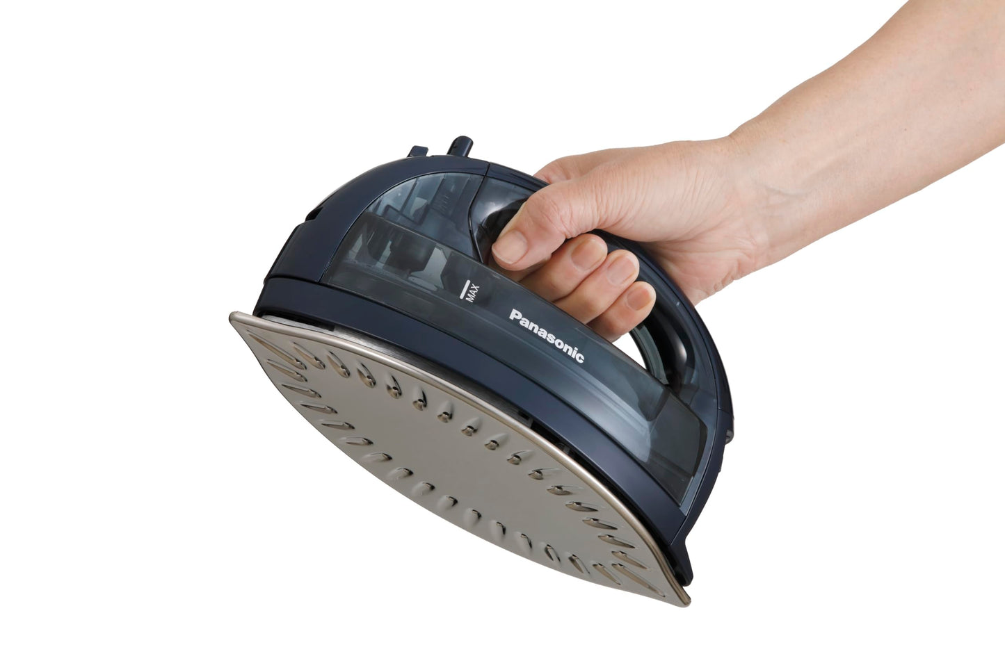 Panasonic Cordless Steam/Dry Iron 1500W - NI-WL700A - Wireless Steamer with Stainless Steel Plate - Quickly Heats Up in Under 5 Minutes - Cordless, Lightweight Iron - Black/Dark Blue