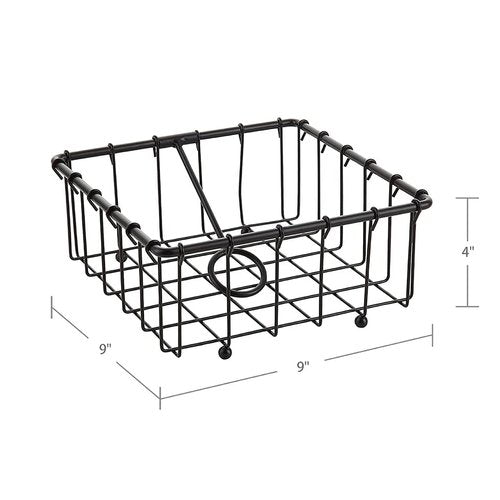 Lihou PapaQ Metal Buffet Caddy Tabletop Organizer, Flatware Napkin and Plate Picnic Caddy Stackable Serving Set for Kitchen, Picnic, Camping, Party,Dining, Entertaining, Parties,Thanksgiving
