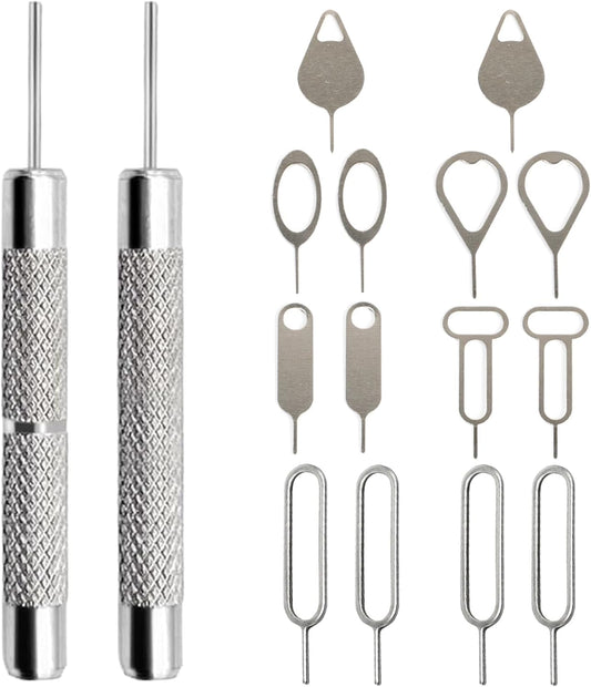 16 Set, ZukoCert Pieces SIM Card Removal Tool Multi-Functional SIM Ejector Tool, SIM Card Pin, Phone SD Card Removal