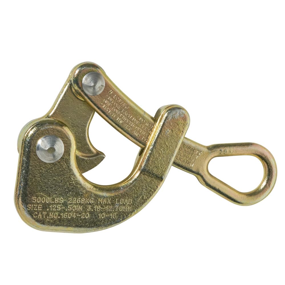 Klein Tools 1604-20 Haven's Grip for Messenger and Guy Strand Cable, Gold, 0.125-Inch to 0.50-Inch Cable Diameter Standard
