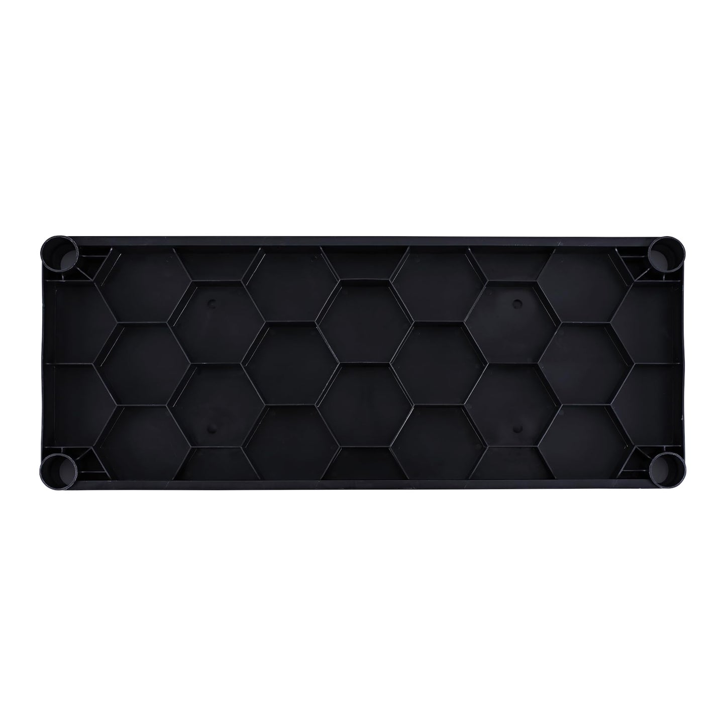 Iceberg Rough 'N Ready 4-Shelf Open Storage Shelving System, 32” W x 54” H, 13”D, Black